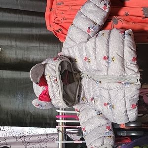 Baby Gap Minnie Hoodie puffer jacket 0-6m